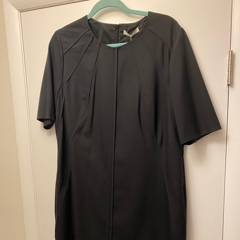 NWT Boss dress. “Hamolia”, a-line, with pockets, sz 12, black, never worn.